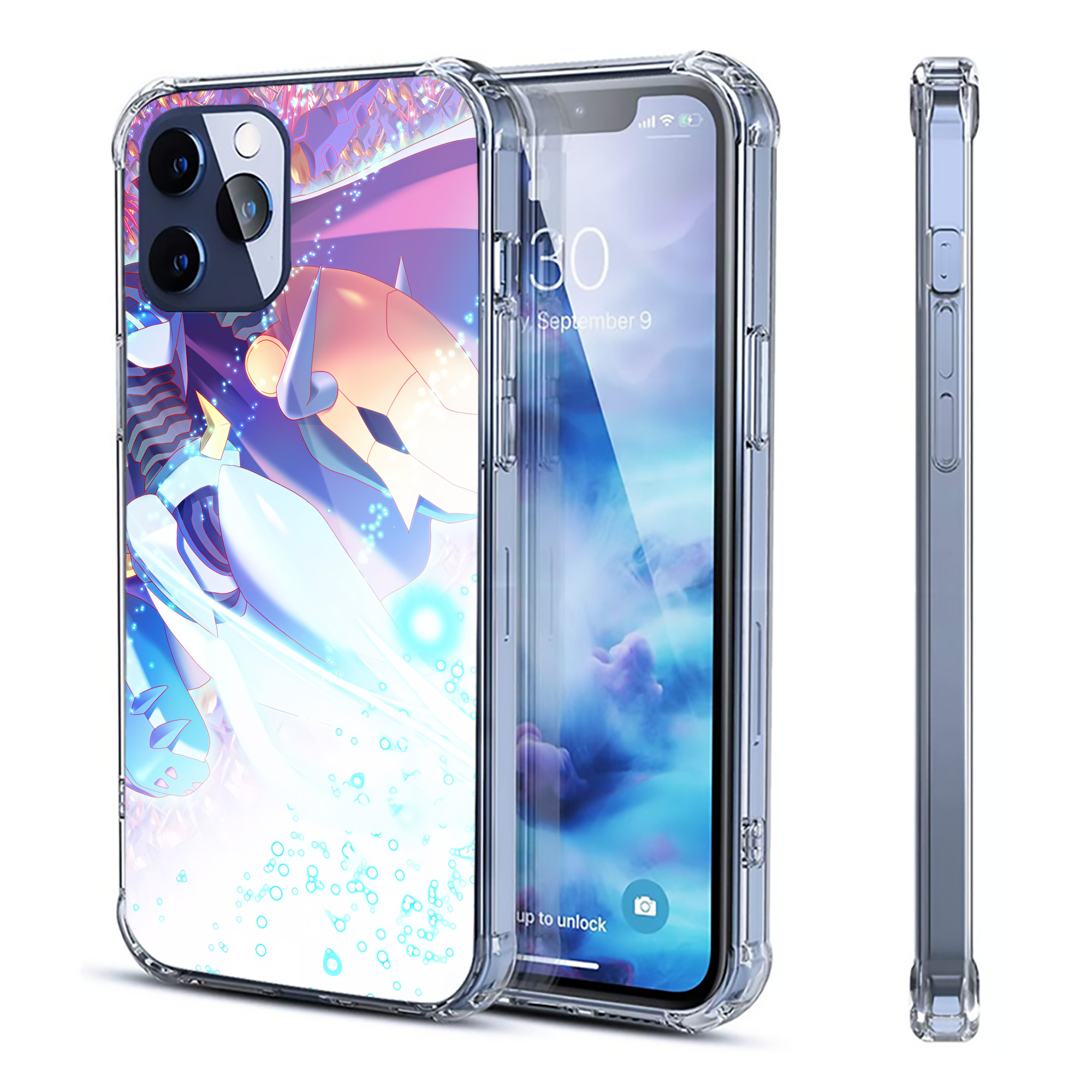 （画像用） Digimon デジタルモンスター/デジモン 【iPhone 12シリーズ対応】透明スマホケース（クリアソフトケース）